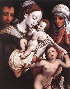 Cornelis van Cleve Holy Family oil painting on canvas